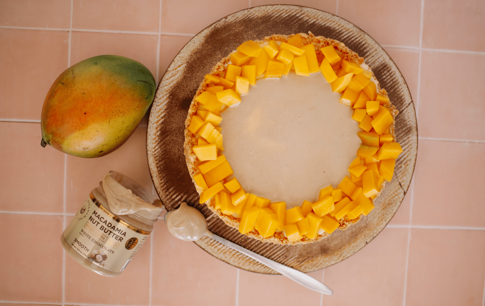Mango Macadamia Cheesecake Recipe - House of Macadamias