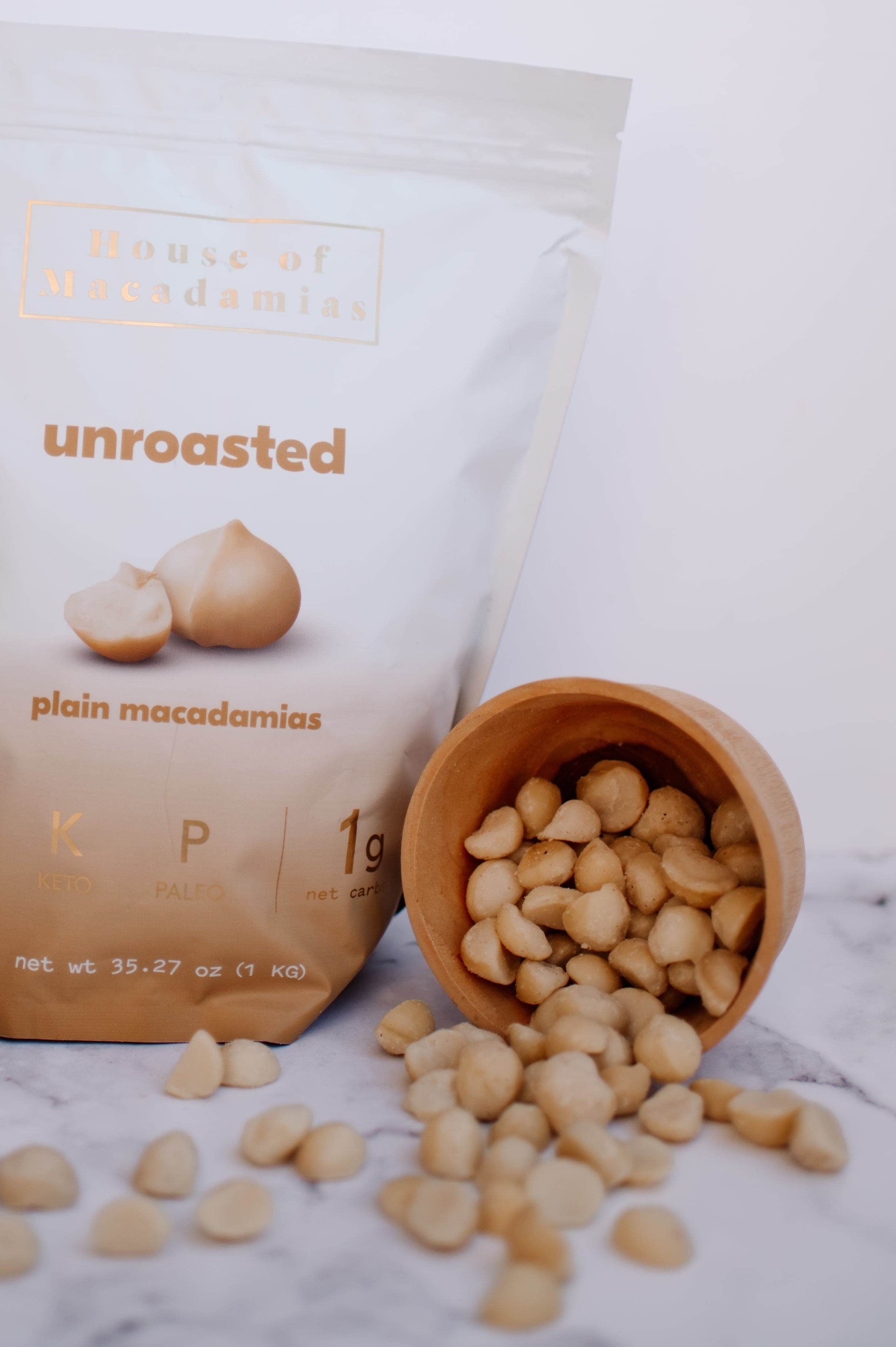 Unroasted Macadamia Nuts (1 kg/2.2 lbs) - House of Macadamias -snack ideas for work