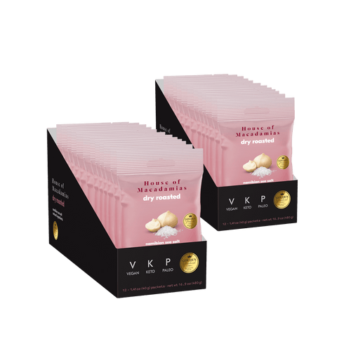 Namibian sea salt dry roasted macadamia nuts