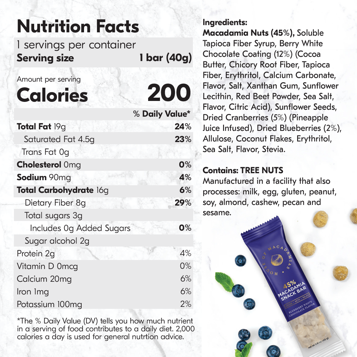 HOM Snack Bar  | House of Macadamias