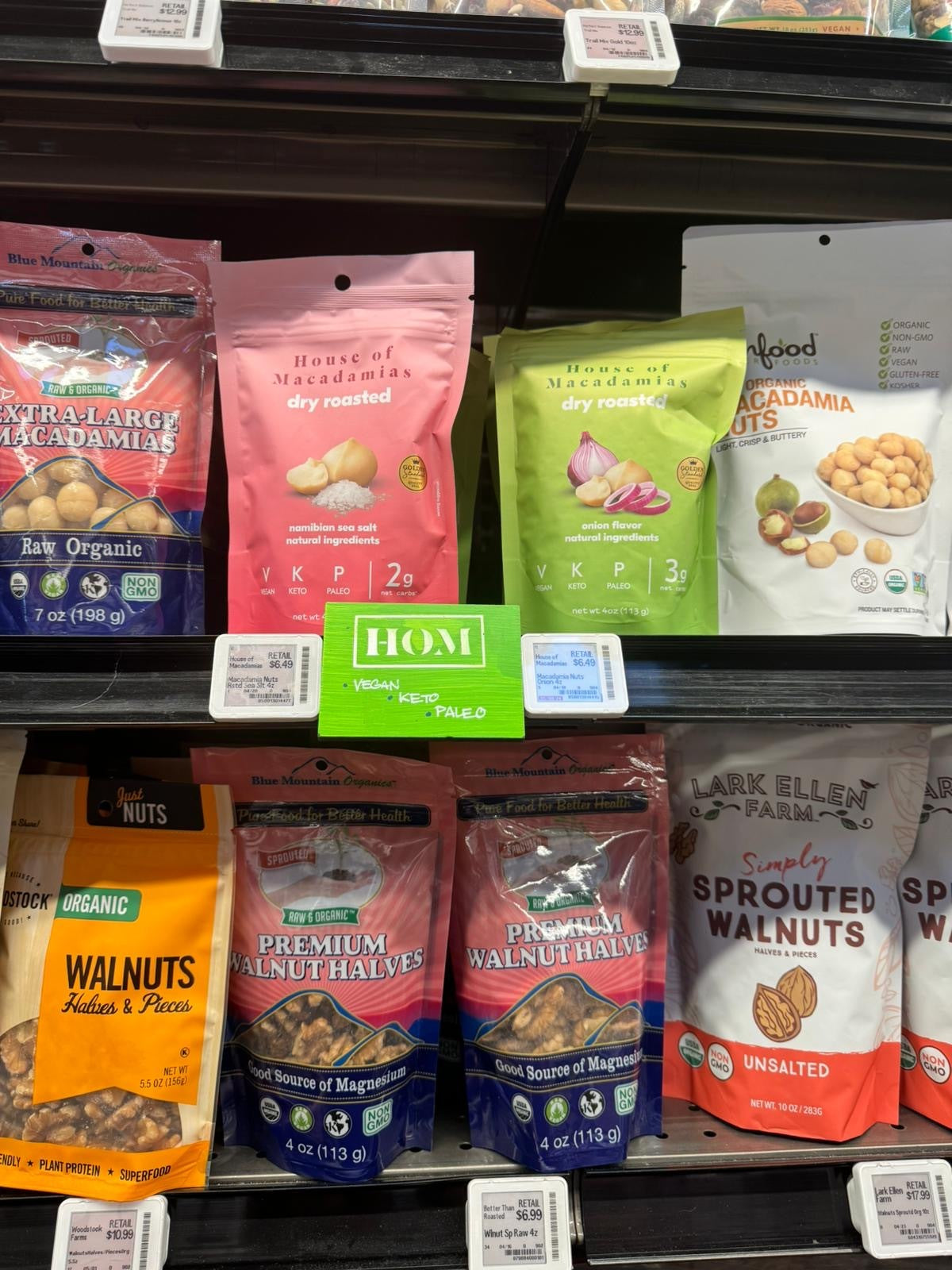 Macadamia Nuts in Store