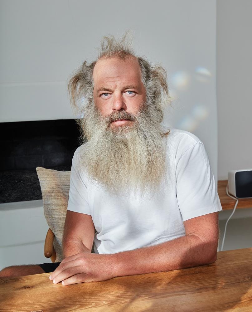 Image of Rick Rubin Sitting Down