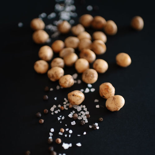 Dry Roasted Macadamia Nuts with Namibian Sea Salt & Cracked Pepper (12 Bags) - House of Macadamias - best snack ideas