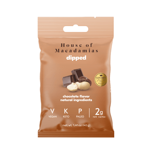 Chocolate Dipped Macadamia Nuts (12 Bags) - House of Macadamias - almonds for weight loss