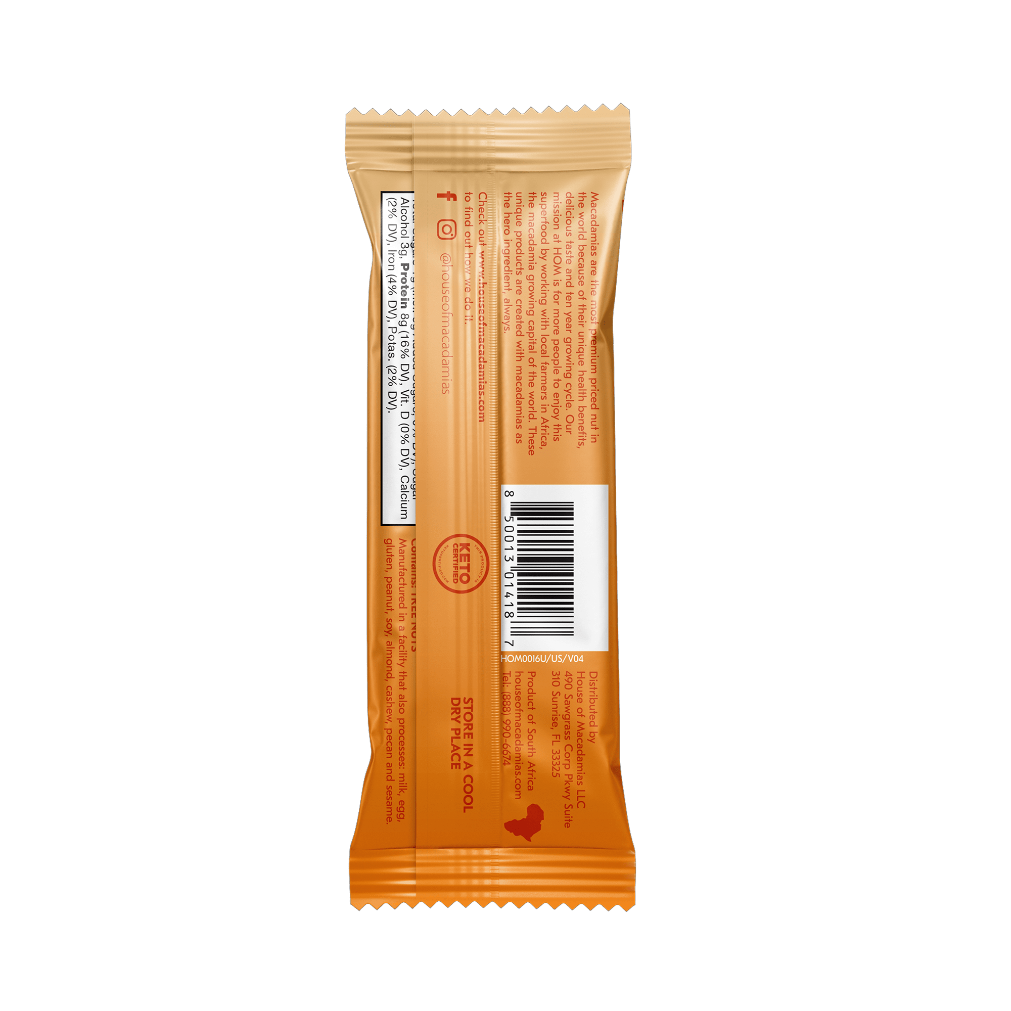 Salted Caramel Macadamia Protein Bars (12 Bars) - House of Macadamias - quick easy snacks