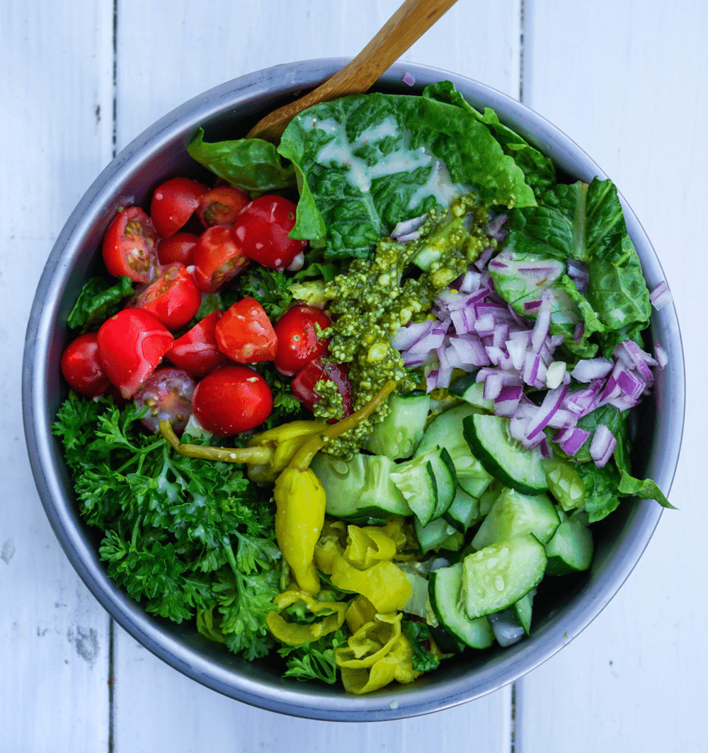 Anti-Pasto Salad w/ Mac Nut Pesto - House of Macadamias