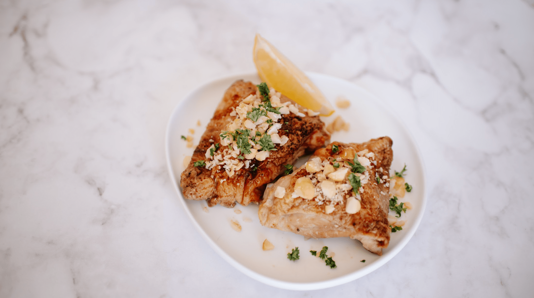 Mediterranean-Style Chicken with Namibian Sea Salt Macadamias - House of Macadamias
