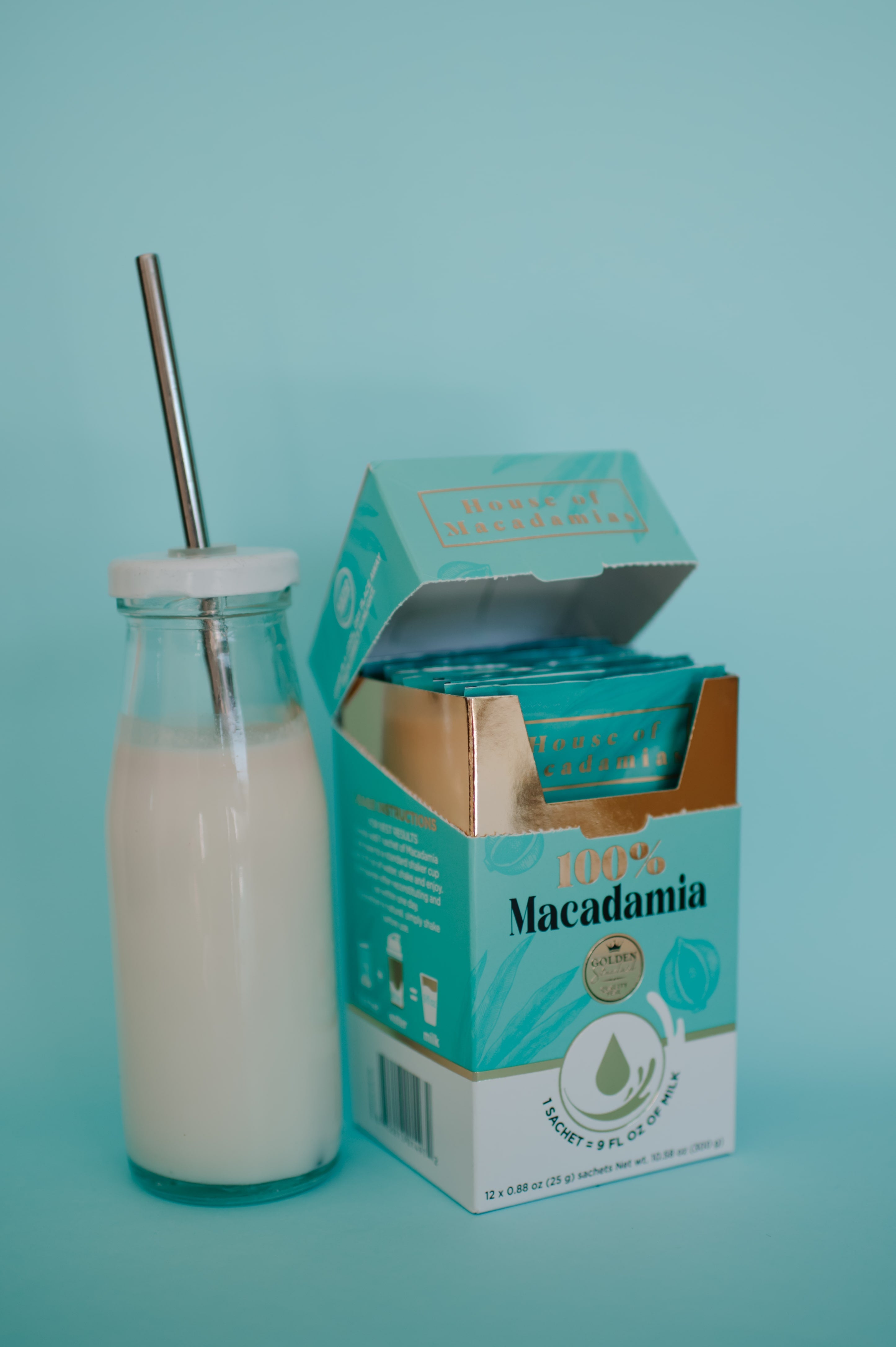 Exclusive Offer - 100% Macadamia Milk (12 Sachets) - House of Macadamias - best foods to eat after a workout