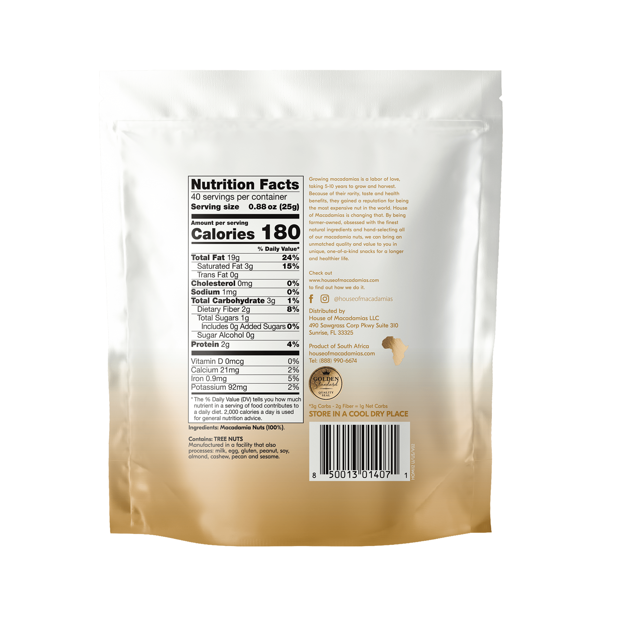 Raw Macadamia Nuts (2 lbs) - House of Macadamias