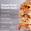 Blueberry macadamia snack bar by House of Macadamias, made with macadamias as the first ingredient. Plant based, no seed oils, 100% natural healthy snack bar rich in antioxidants and healthy fats.