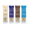 Coconut white chocolate, chocolate, blueberry white chocolate & cocnut white chocolate macadamia snack bar by House of Macadamias, made with macadamias as the first ingredient. Plant based, no seed oils, 100% natural healthy snack bar rich in antioxidants and healthy fats.