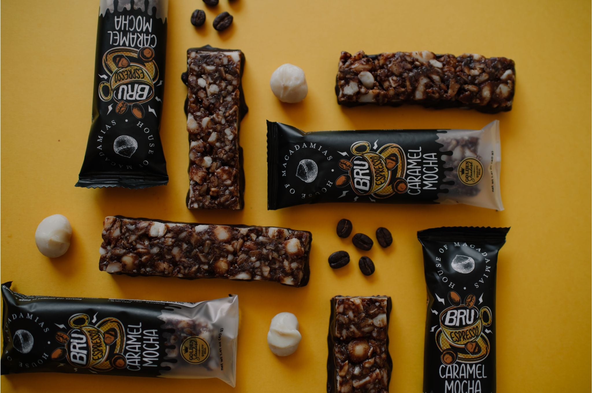 BRU Bar in Collaboration with Dan Mace (12 Bars) | House of Macadamias | low calorie dense foods