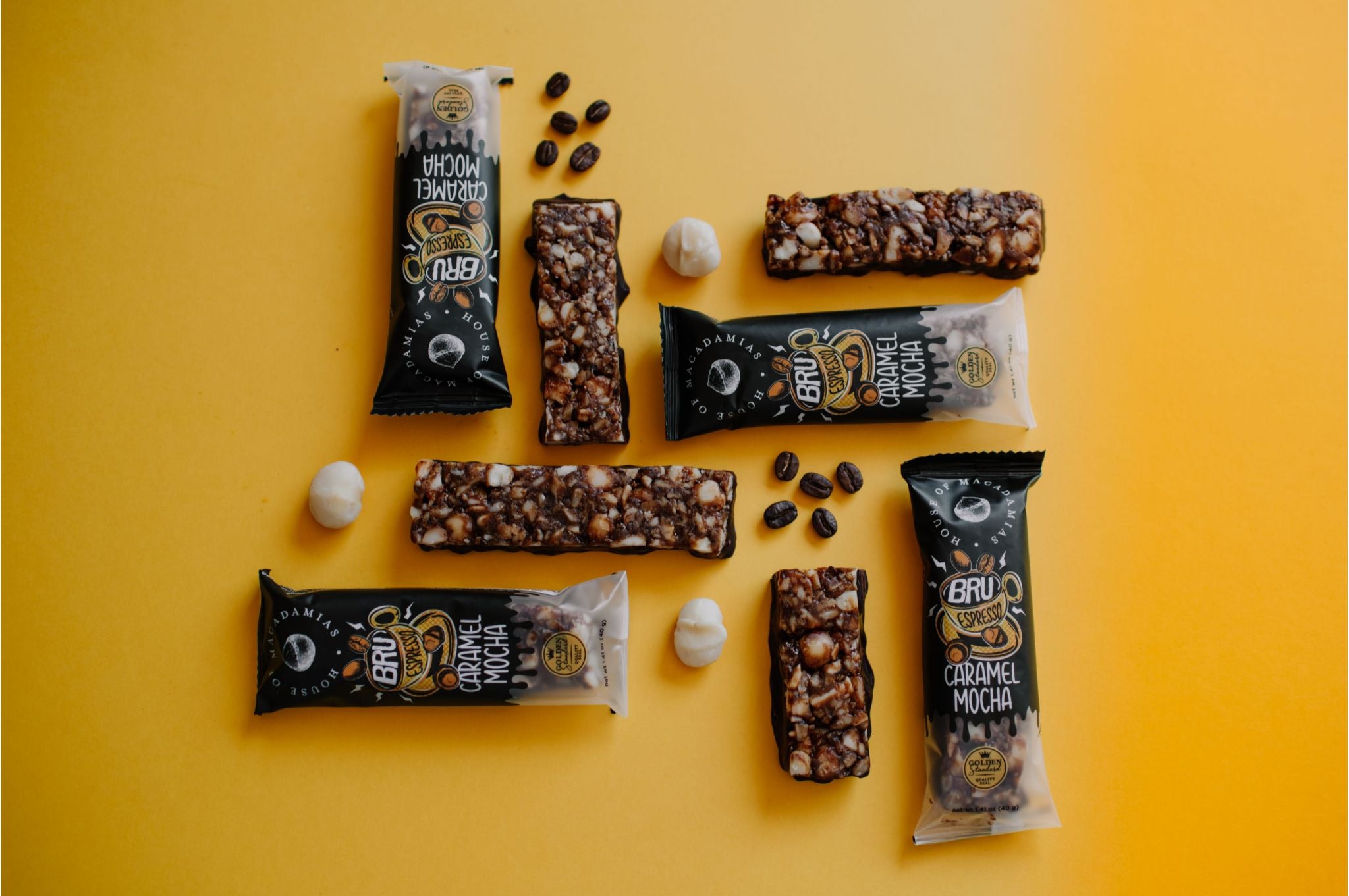 BRU Bar in Collaboration with Dan Mace (12 Bars) | House of Macadamias | omega 3 nuts