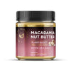 House of Macadamias Sea Salt Macadamia Nut Butter jar, front view on a white background