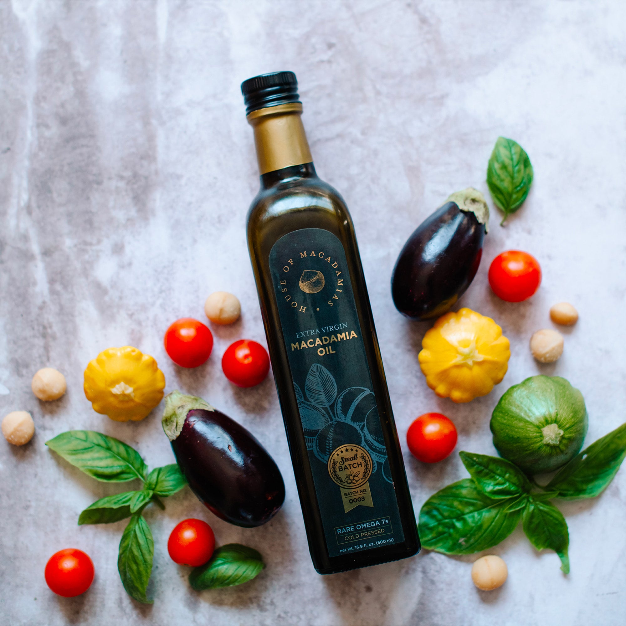 Macadamia Oil Extra Virgin Cold Pressed 16.9 oz. - House of Macadamias