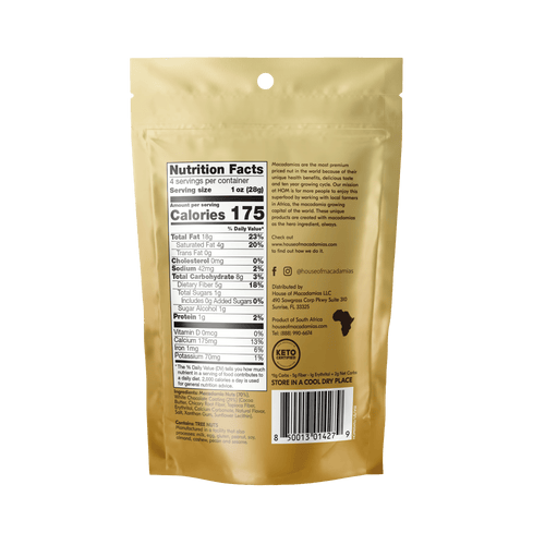 White Chocolate Dipped Macadamia Nuts (4oz x 6 Bags)