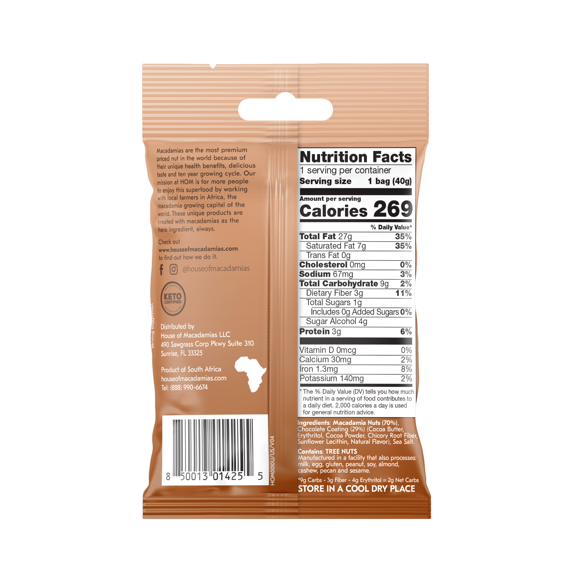 Chocolate Dipped Macadamia Nuts (12 Bags) - House of Macadamias - macadamia nuts healthy