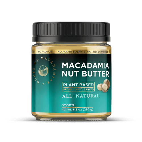 Macadamia Nut Butter All Natural Flavor (1 Flavor, 2 Jars) - House of Macadamias - best late night snacks