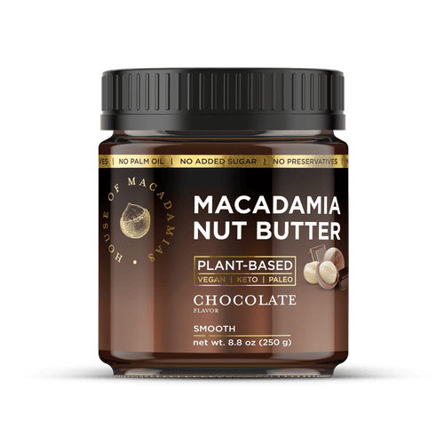 Macadamia Nut Butter Chocolate Flavor (1 Flavor, 2 Jars) - House of Macadamias - quick snacks