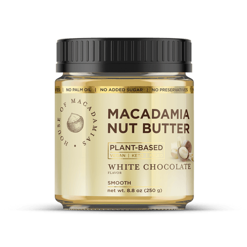 Macadamia Nut Butter White Chocolate Flavor (1 Flavor, 2 Jars) - House of Macadamias - macadamia nuts near me