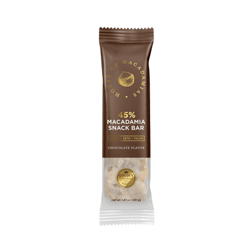 Chocolate Macadamia Snack Bar (12 Bars) - House of Macadamias - macadamia nut nutrition information