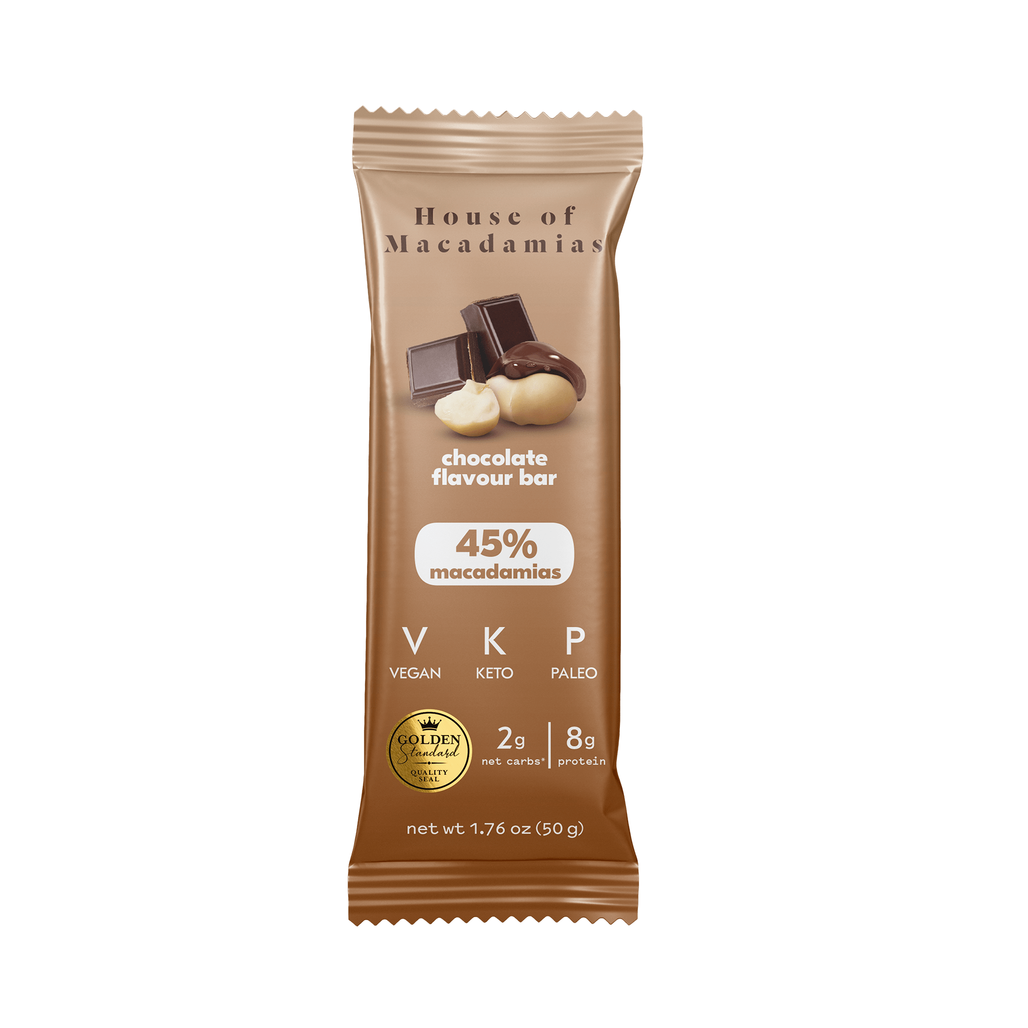 Dark Chocolate Macadamia Protein Bars (12 Bars) - House of Macadamias - good midnight snacks