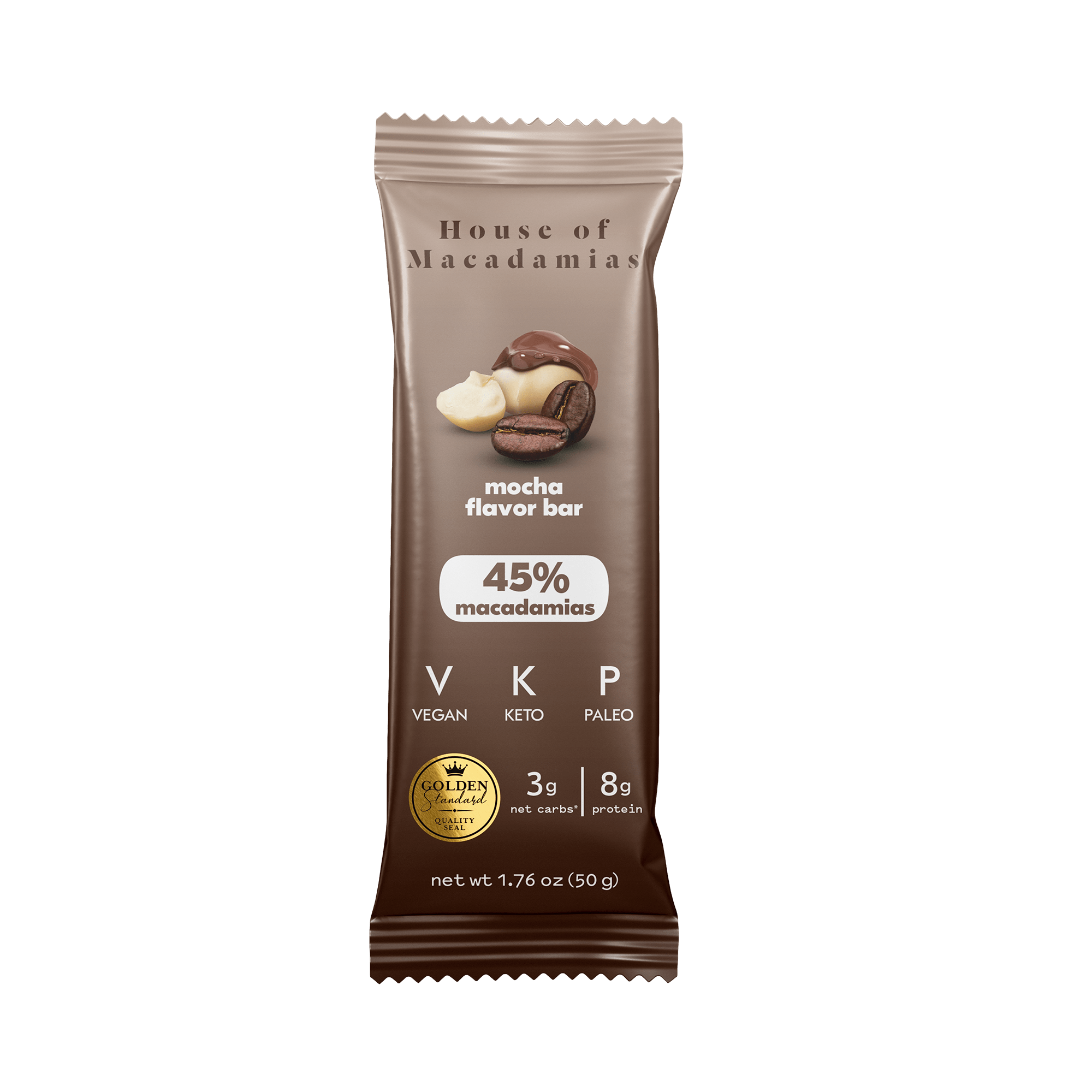Macadamia Protein Bar Variety Pack (4 Flavors, 12 Bars) - House of Macadamias - best nuts for keto