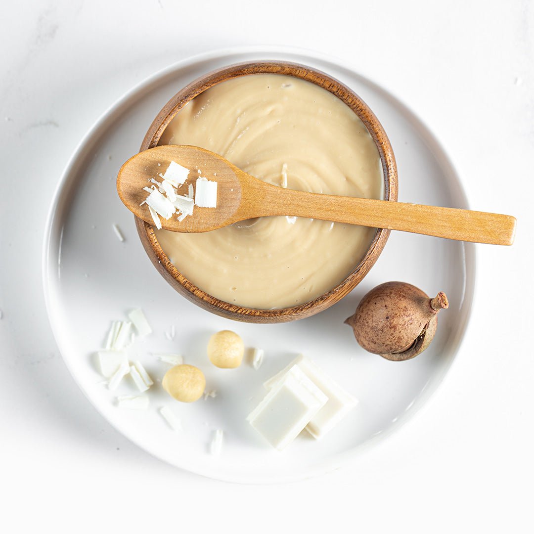 Macadamia Nut Butter White Chocolate Flavor (1 Flavor, 2 Jars) - House of Macadamias - calories for macadamia nuts